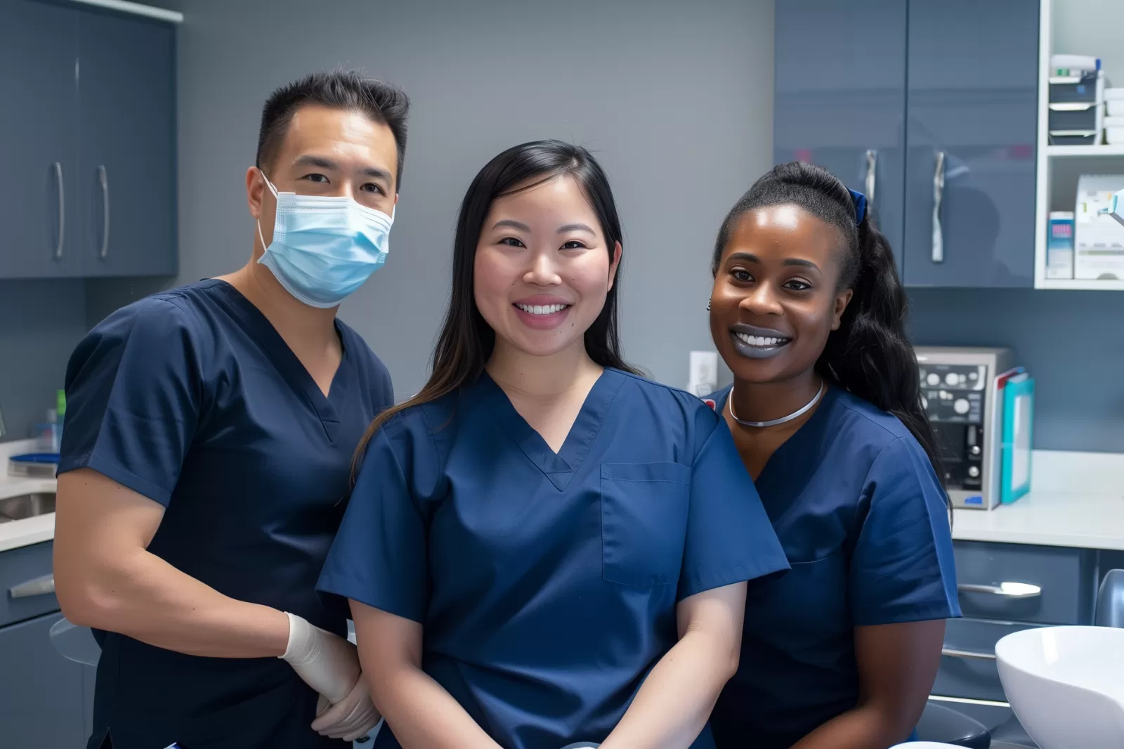 Команда врачей стоматологической клиники Дентология